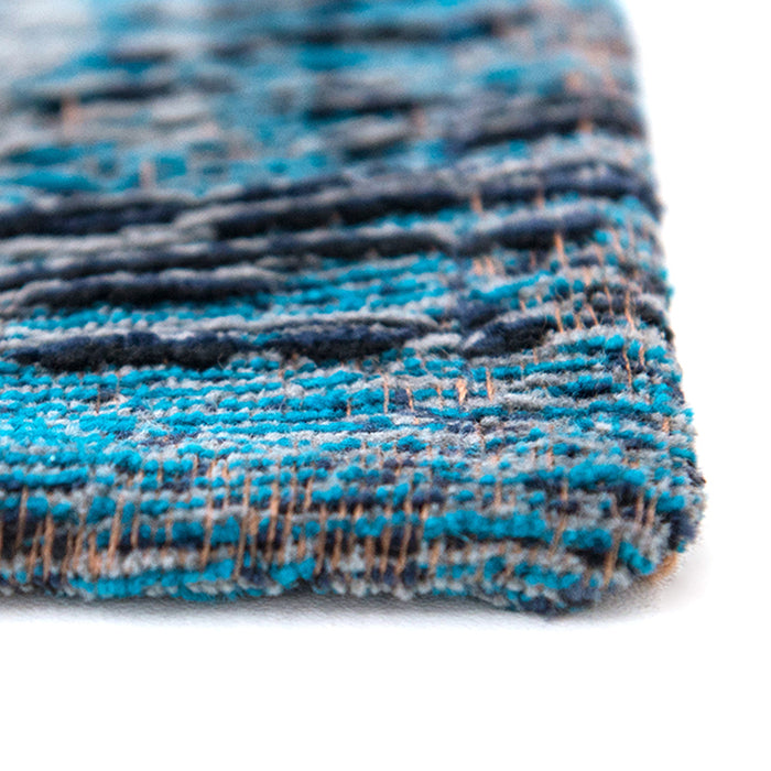 Louis de Poortere Medallion Fading World Vloerkleed 80 x 150 cm - Grey Turquoise