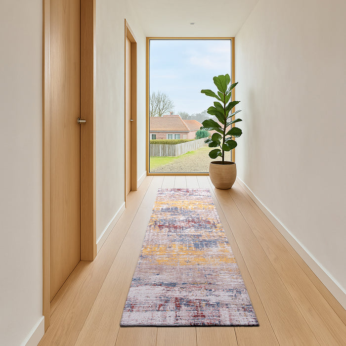 Louis de Poortere Streaks Runner Vloerkleed 80 x 250 cm - Montauk Multi