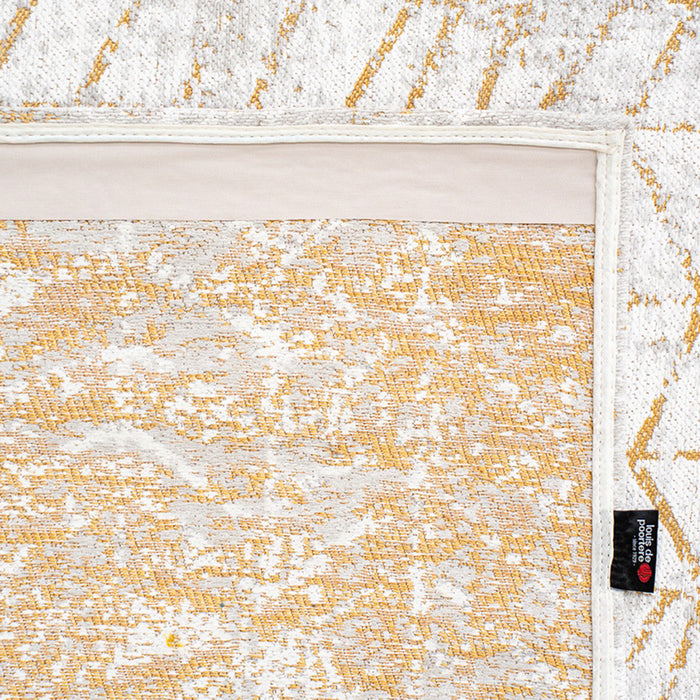 Louis de Poortere Jacob's Ladder Runner Vloerkleed 80 x 250 cm - Central Yellow