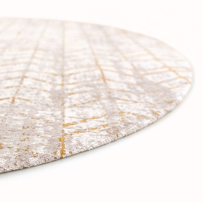 Louis de Poortere Jacob's Ladder Vloerkleed Ø 240 cm - Central Yellow