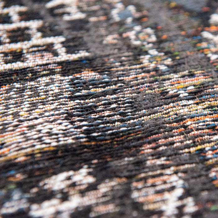 Louis de Poortere Kilim Vloerkleed 200 x 280 cm - Black Rabat