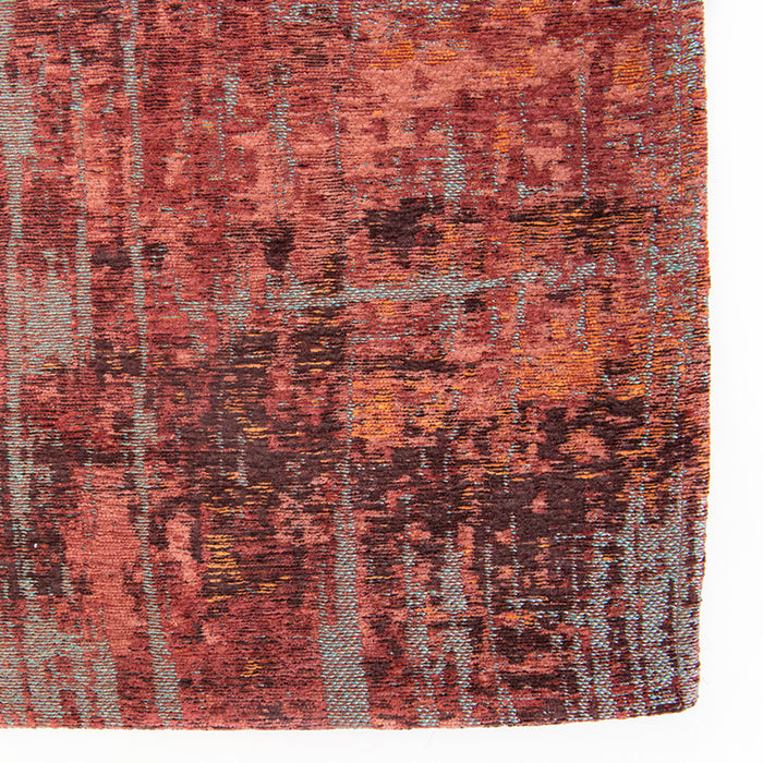 Louis de Poortere Streaks Runner Vloerkleed 80 x 250 cm - Nassau Red