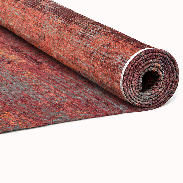 Louis de Poortere Streaks Vloerkleed 170 x 240 cm - Nassau Red