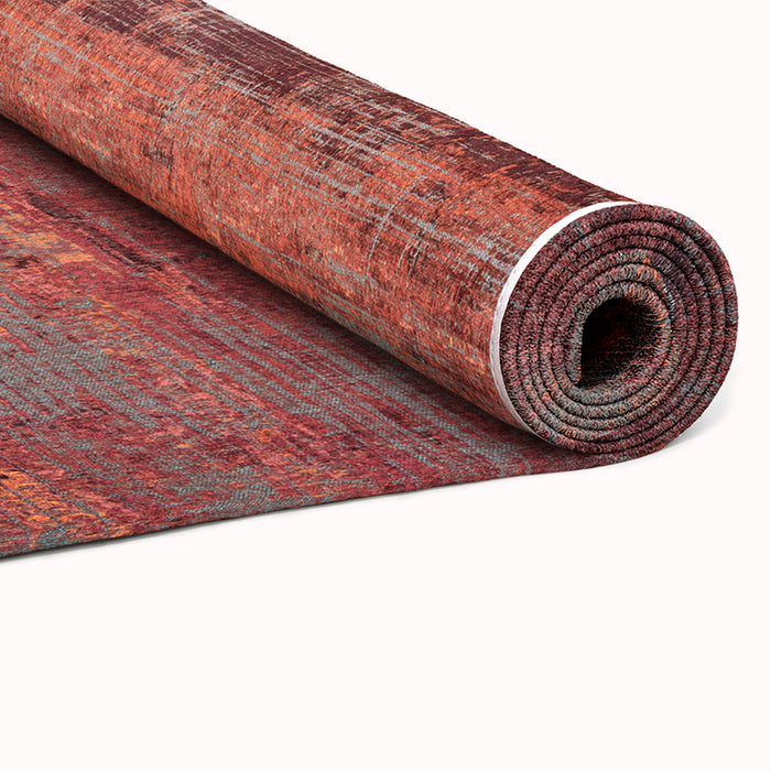 Louis de Poortere Streaks Vloerkleed 240 x 340 cm - Nassau Red