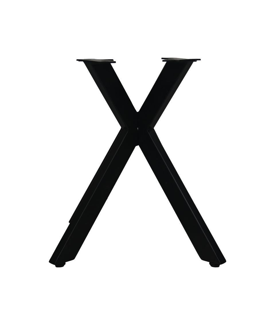 HSM Collection-SalonTafelonderstel Spider-55x55x48-Zwart-Metaal