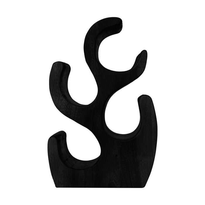 HSM Collection-Staand Wijnrek Vins 4 Flessen-26x16x40-Zwart-Munggur