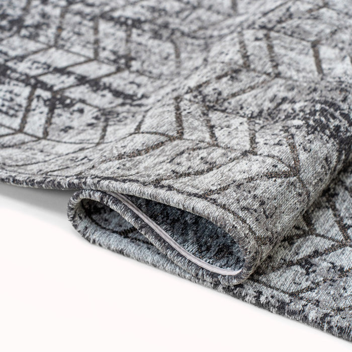 Louis de Poortere Jacob's Ladder Vloerkleed 80 x 250 cm - Harlem Contrast