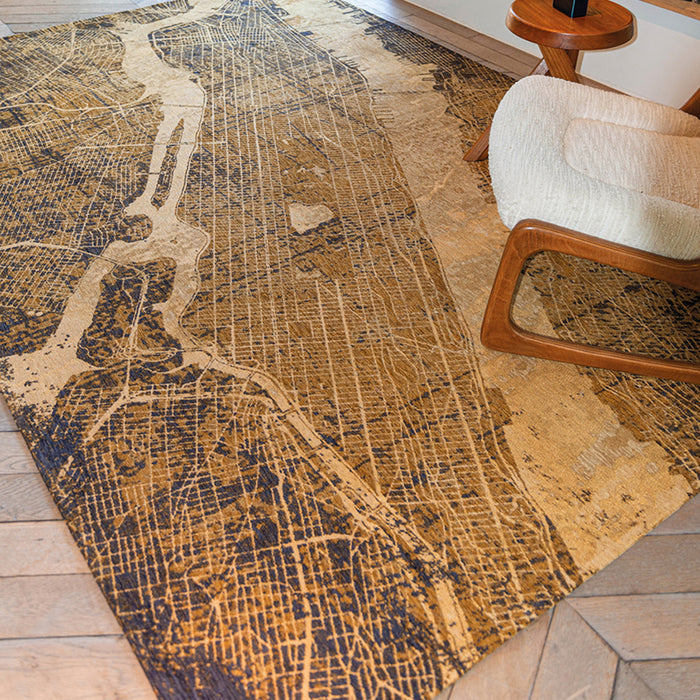 Louis de Poortere Cities Vloerkleed 200 x 280 cm - Gatsby Gold