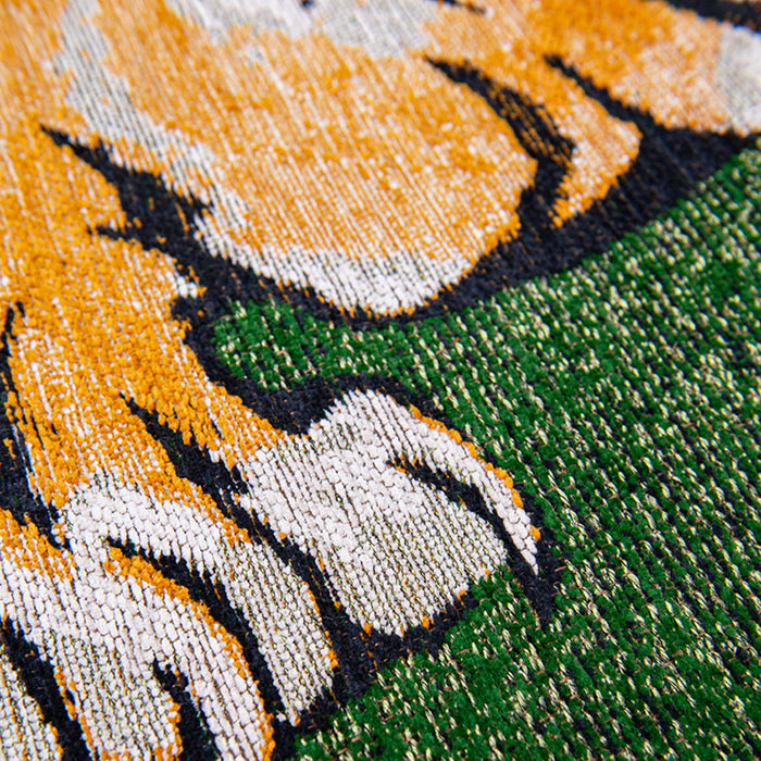 Louis de Poortere Pop Vloerkleed 240 x 340 cm - Green On Fire