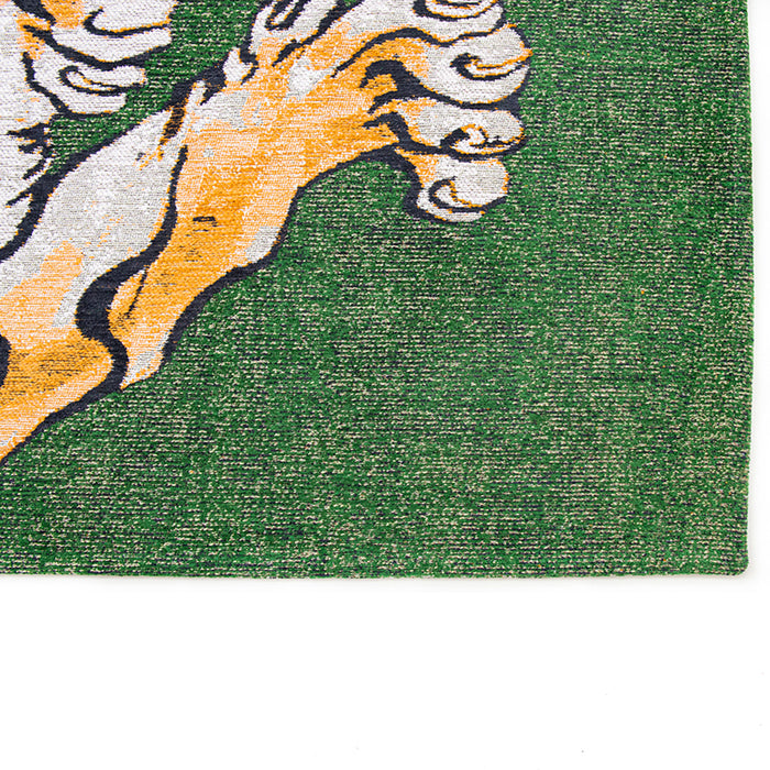 Louis de Poortere Pop Vloerkleed 280 x 390 cm - Green On Fire