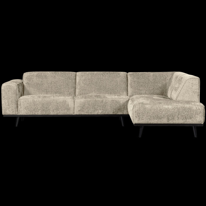 WOOOD Statement Hoekbank Rechts - Wheatfield - Beige|Wheatfield