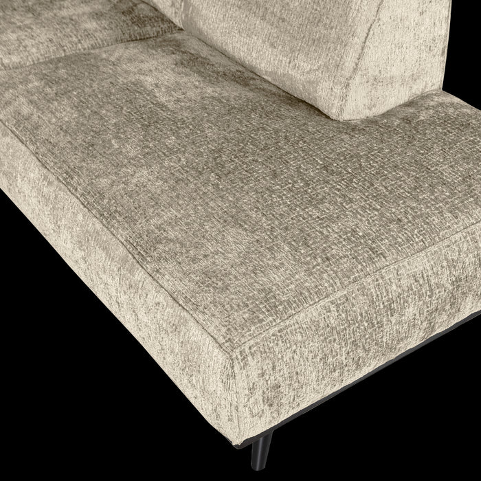 WOOOD Statement Hoekbank Rechts - Wheatfield - Beige|Wheatfield