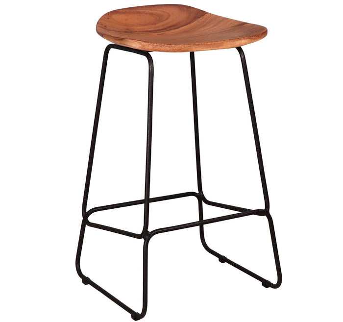 AnLi Style Barstoel hout ergo - Massief acacia - set van 4