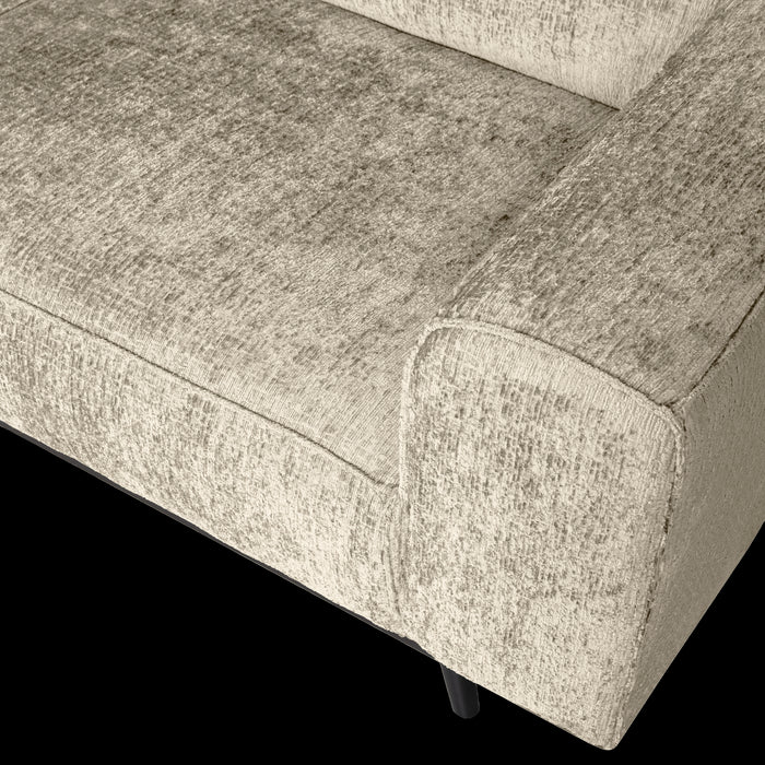 WOOOD Statement Hoekbank Links - Velvet - Beige|Wheatfield