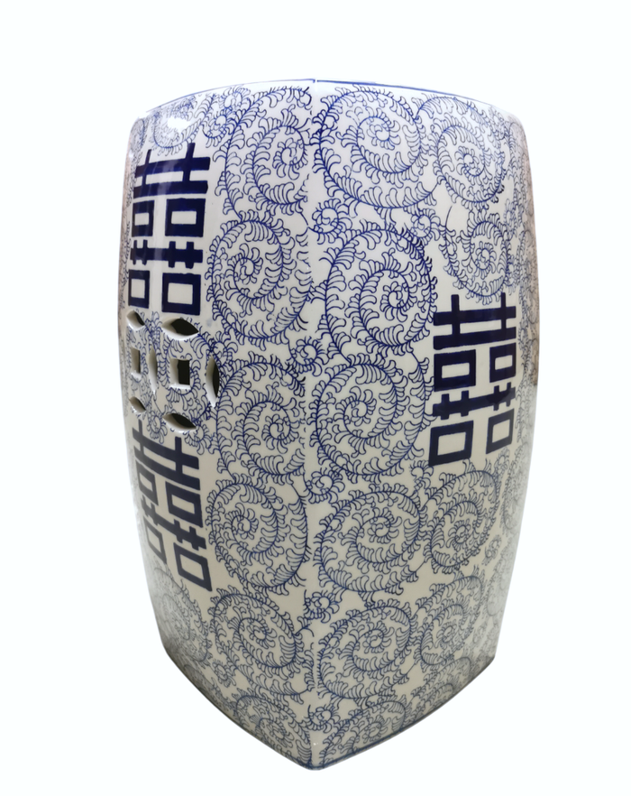 Fine Asianliving Keramische Kruk Keramiek Stoel