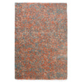 Tapeso Hoogpolig vloerkleed gemêleerd- Blend oranje|blauw - 60x110 cm