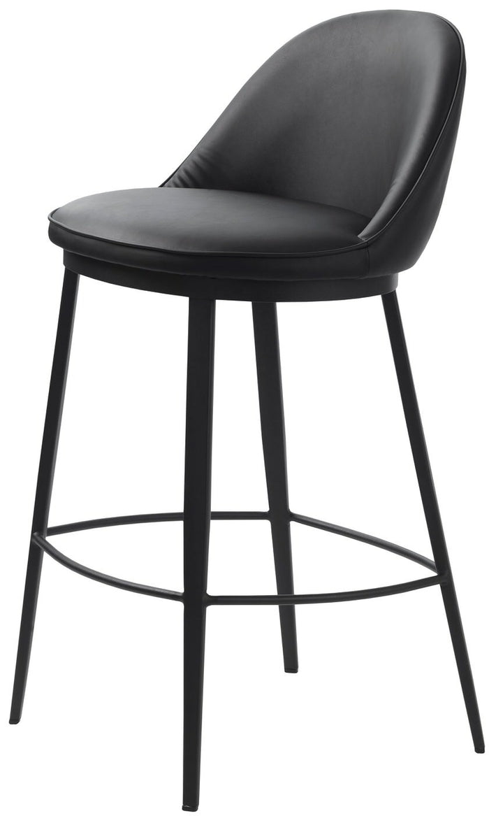 Hygge Interiors Gain Zwart Kunstleder Counter Stoel