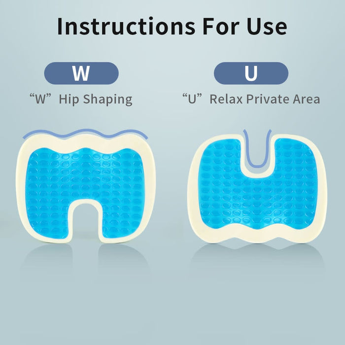 Fine Asianliving Zitkussen Memory Foam Gel