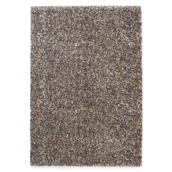 Tapeso Hoogpolig vloerkleed gemêleerd- Blend beige|grijs - 200x290 cm