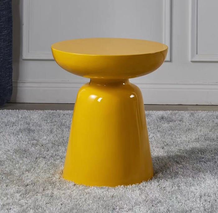 Fine Asianliving Keramische Kruk Geel Handgemaakt -