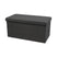 Urban Living poef|hocker|opbergbox - grijs - mdf - 76 x 38 x 38 cm