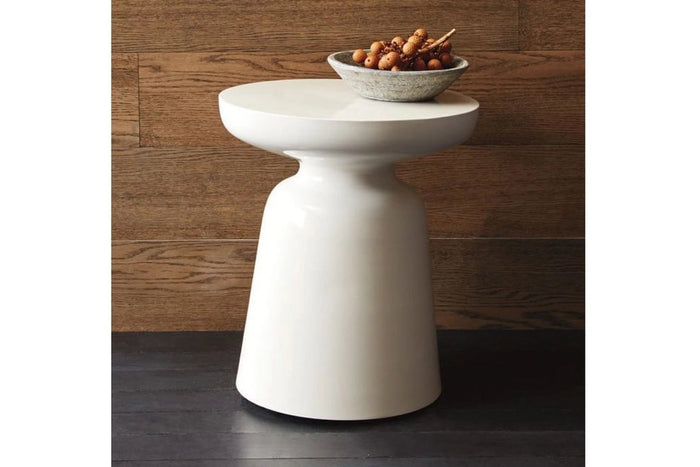 Fine Asianliving Keramische Kruk Wit Handgemaakt -