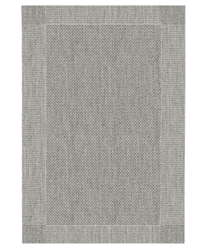 Tapeso Buitenkleed - Bask Frame grijs - 160x230 cm