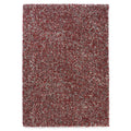 Tapeso Hoogpolig vloerkleed gemêleerd - Blend rood|grijs - 140x200 cm