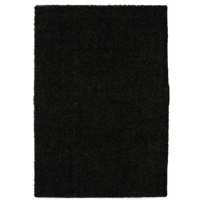 Tapeso Hoogpolig vloerkleed shaggy Trend effen - antraciet - 240x340