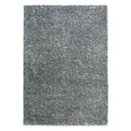 Tapeso Hoogpolig vloerkleed gemêleerd- Blend blauw|grijs - 240x340 cm