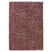 Tapeso Hoogpolig vloerkleed gemêleerd - Blend rood|grijs - 80x150 cm