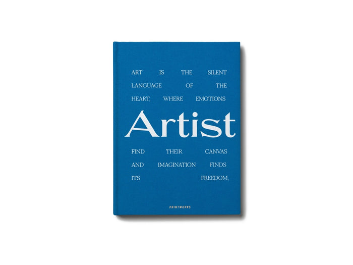 Printworks Frame Boek - Great Art - Tekenmap - Blauw