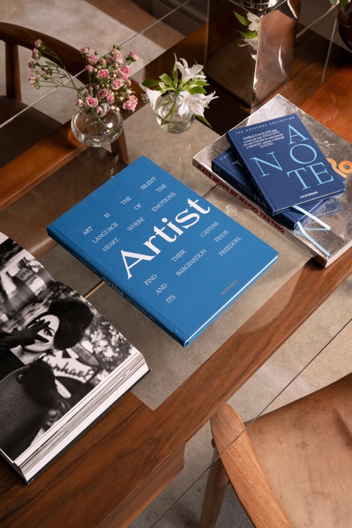 Printworks Frame Boek - Great Art - Tekenmap - Blauw