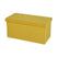 Urban Living poef|hocker|opbergbox - geel - mdf - 76 x 38 x 38 cm