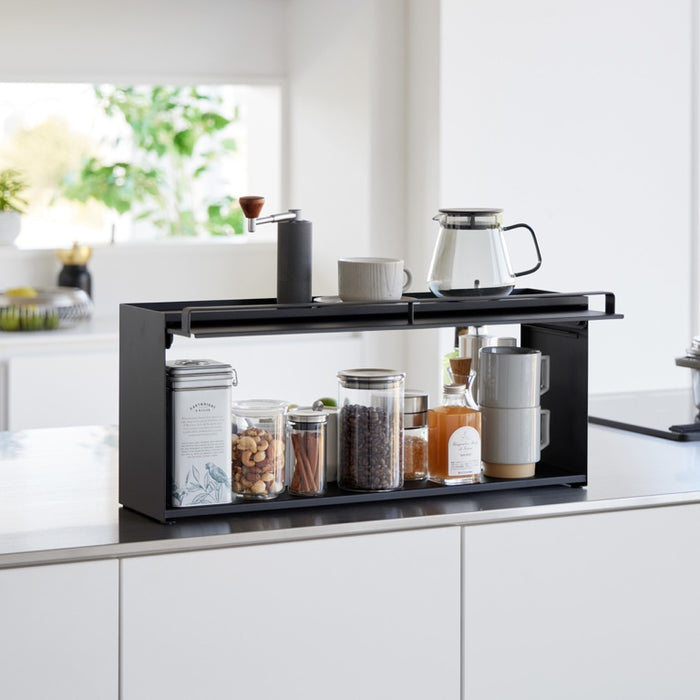 Yamazaki Aanrecht Organizer - Tower - Zwart