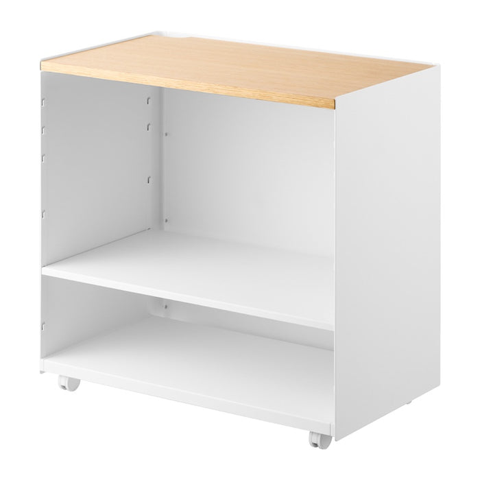 Yamazaki Kantoorkastje met Wielen - Tower - Wit