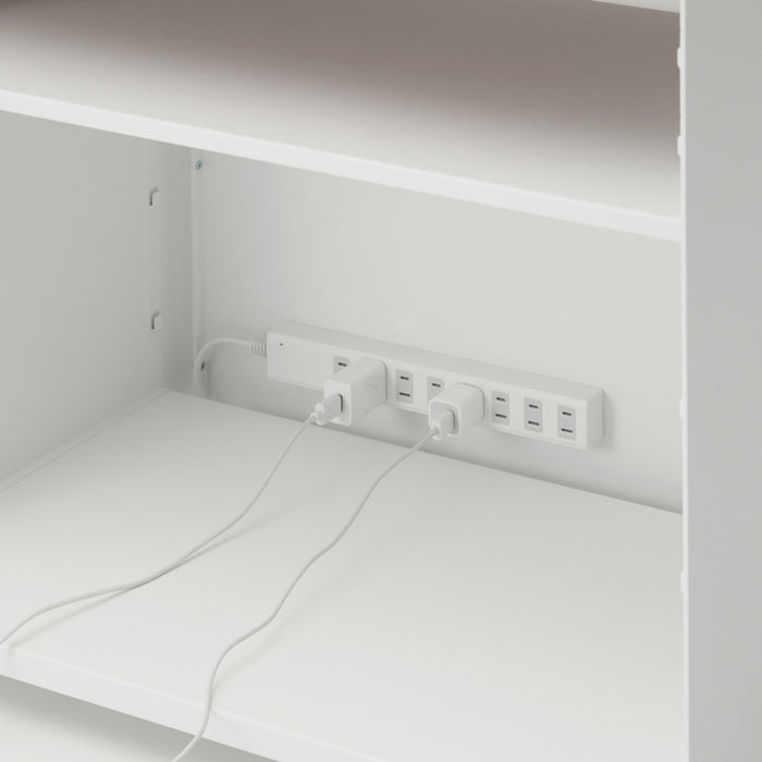 Yamazaki Kantoorkastje met Wielen - Tower - Wit