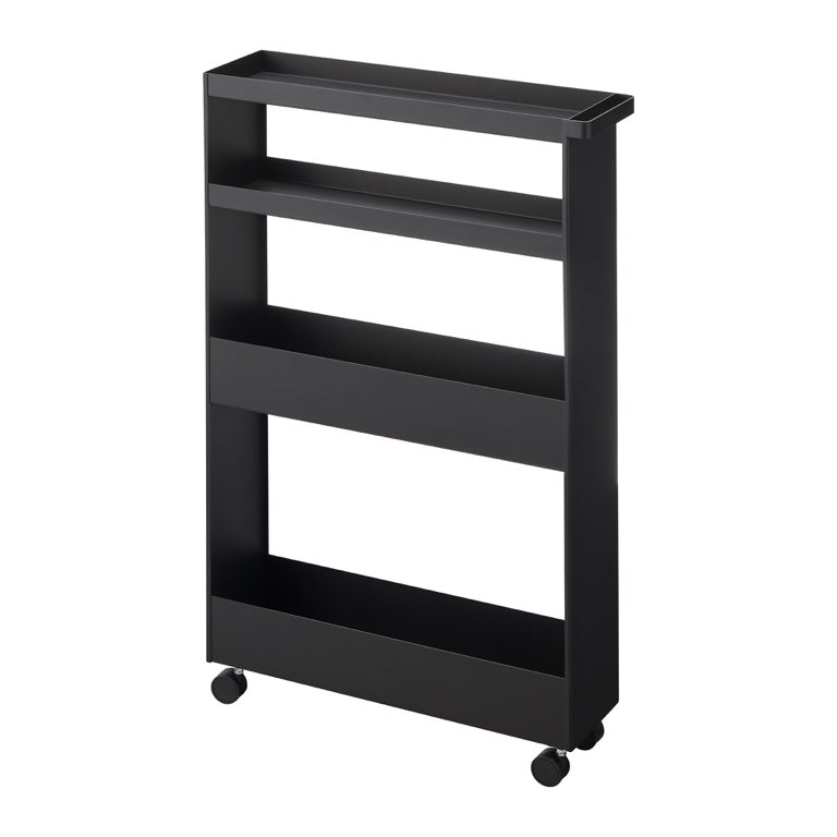 Yamazaki Keukentrolley 4 niveaus - Tower - Zwart