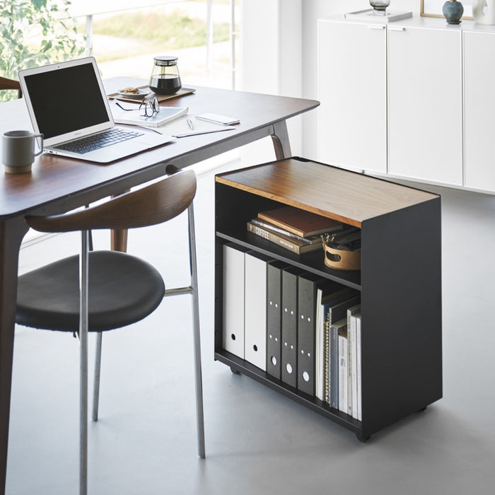 Yamazaki Tower Opbergtrolley - Zwart