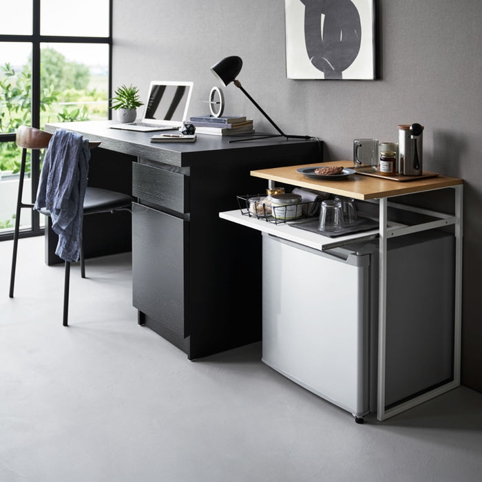 Yamazaki Bijzettafel met Lade - Tower - Wit