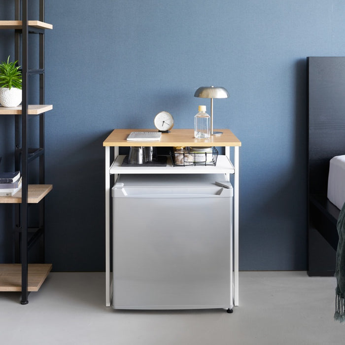 Yamazaki Bijzettafel met Lade - Tower - Wit