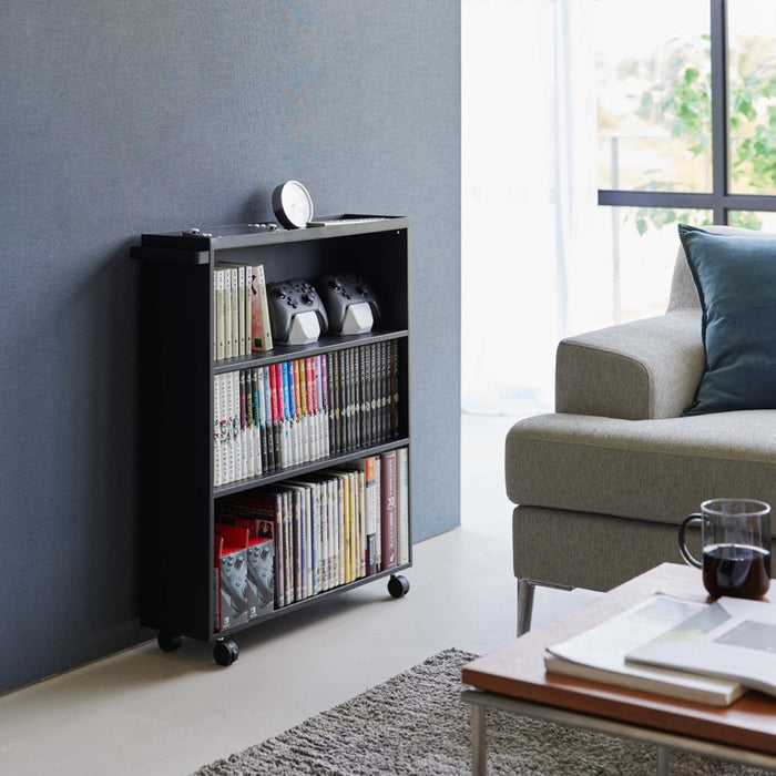 Yamazaki Boekenkast | Boekentrolley - Tower - Zwart