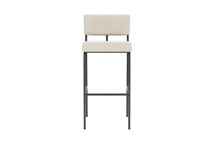 FÉST Monday barkruk 80 zwart Sydney 22 beige