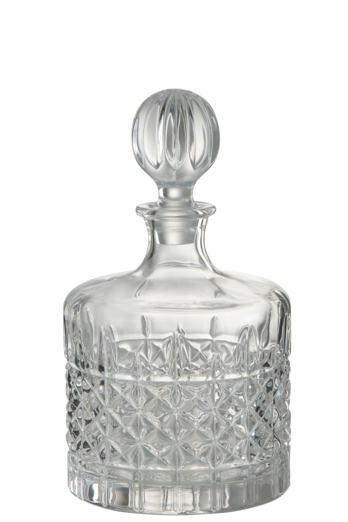 J-Line karaf Lone - decanteerkaraf - glas - transparant