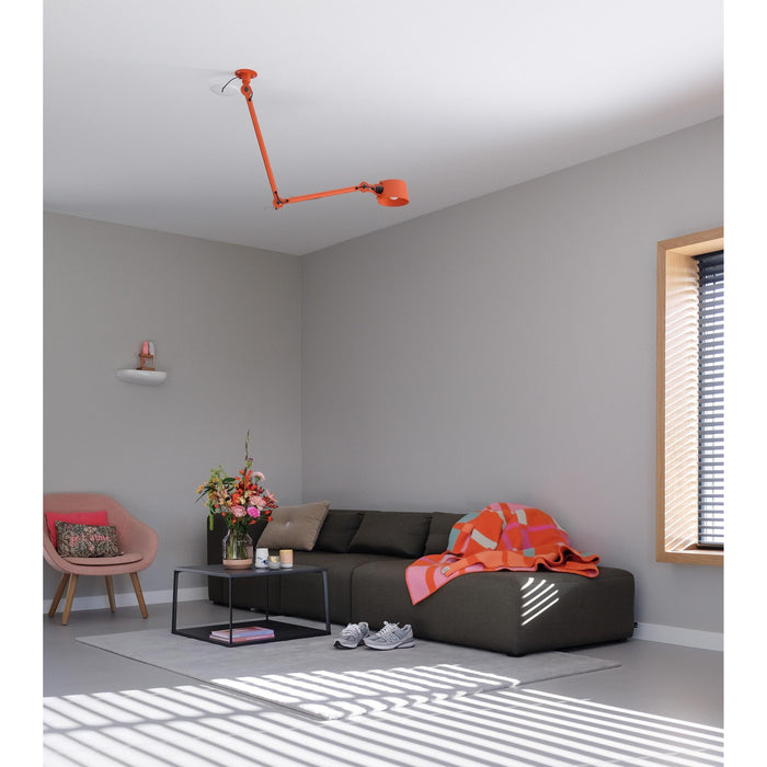 Bolt Sidefit 2 Arm plafondlamp install Striking Orange