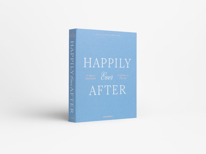Printworks Fotoalbum Bruiloft - Happily Ever After - Blauw