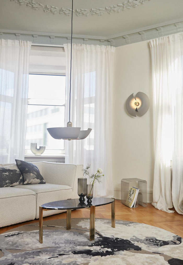 Cycnus wandlamp 45 zwart|goud