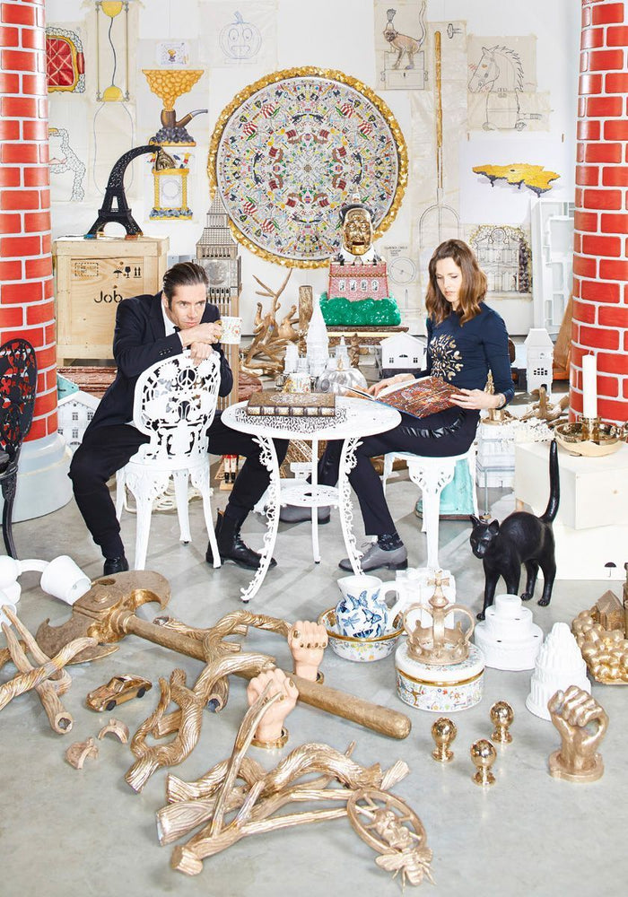 Industry Garden tuinstoel met armleuning wit