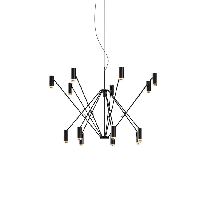 Marset The W hanglamp Ø200 LED zwart|ivoor