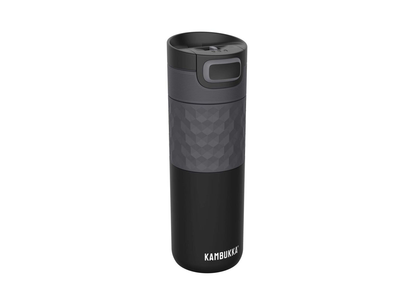 Kambukka - Etna Thermosbeker 500 ml Grip Black Steel